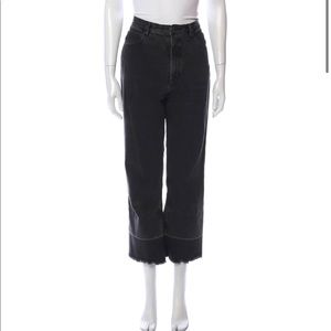 Rachel Comey black high-rise straight leg jeans size 6